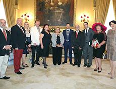 Официальный визит делегации Международной академии культуры и искусства во Дворец Сан-Антон по приглашению Президента Республики Мальта
