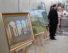 Открытие выставки "Словакия глазами русских художников" в Братиславе